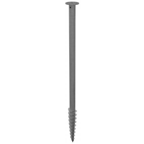 VIS DE FONDATION POUR SOLS FERMES ET REMBLAIS SPIRAL® - ACIER GALVANISÉ - LONGUEUR 1500 MM COBRA