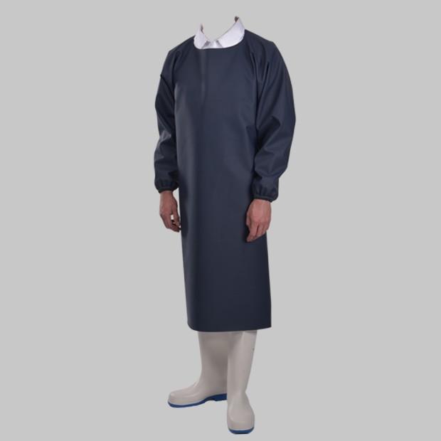 10 tabliers à manches jersey polyester vinyle 500 microns blanc ou bleu marine - TABJRPSVNMN-MN02/ML_0