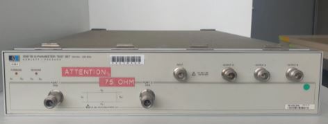 35677b - Banc de test pour paramètres S - Keysight Technologies (Agilent / HP) - Analyseur de signaux vectoriels - 100kHz à 200MHz (75 ohm)_0
