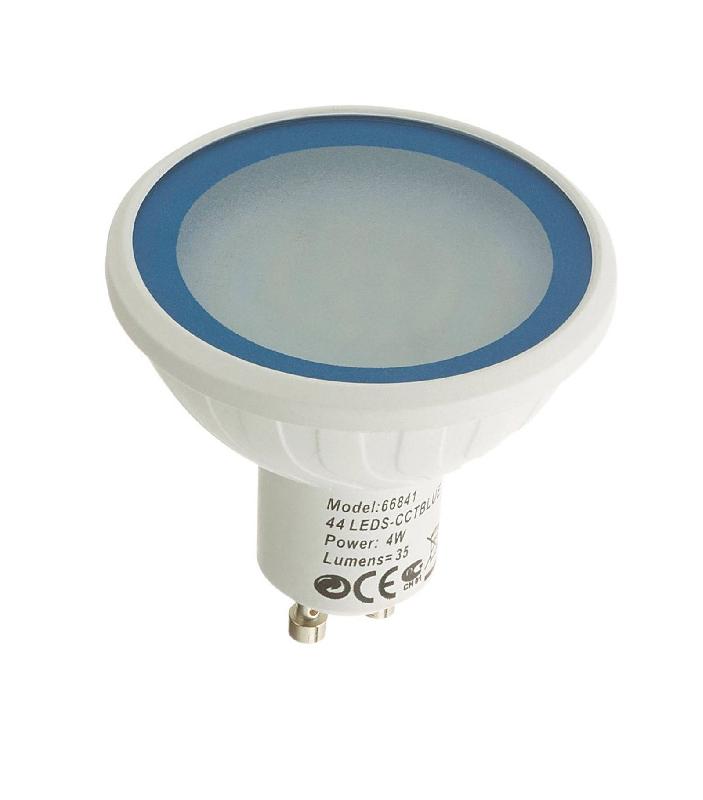 AMPOULE LED GU10 MR20 DIMMABLE À 36 SMD 4W 280LM (ÉQUIV 35W) BLEU EASY