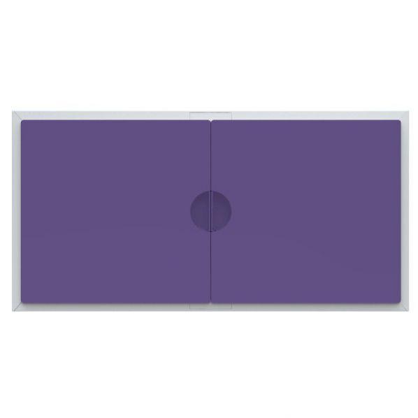 Armoire à portes battantes EASYBLOC Portes violettes_0