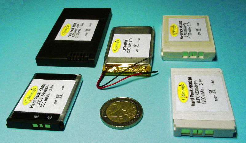 Batterie téléphone Li-ion/LiPo - Capacité 500 mAh à 2000 mAh - Circuit de protection intégré - Ciblénergie_0