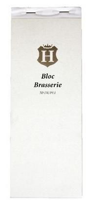 BLOC BRASSERIE DUPLI 90 X 260 MM (VENDU PAR 5)