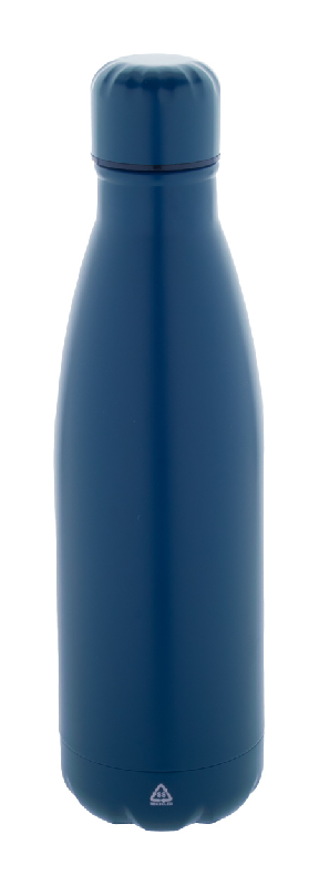 Bouteille en acier inoxydable recyclé - 790 ml - Couleur bleu foncé_0