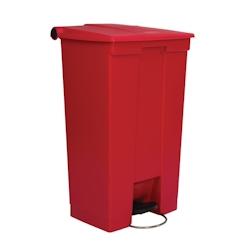 Conteneur à pédale Rubbermaid rouge 87L - rouge GAL629_0