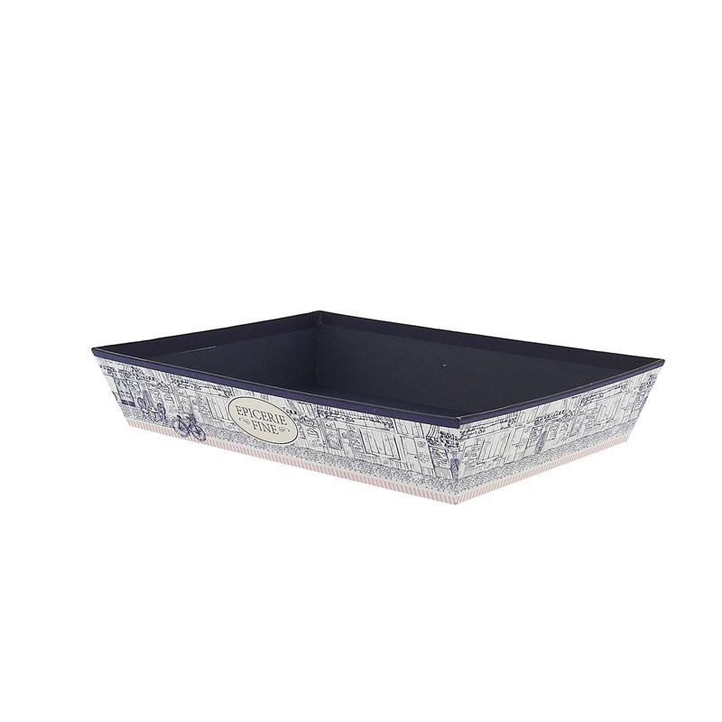 Corbeille carton rectangle Epicerie Fine 26x20 -_0