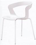 Fauteuil Mykonos - Coque Hirex en plusieurs coloris - Châssis métal époxy_0