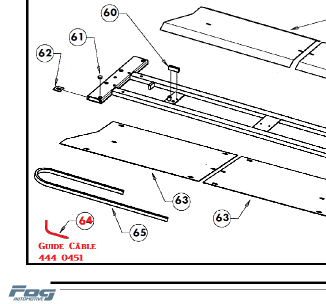 Guide câble acier 444 fog - 0.9 kg_0