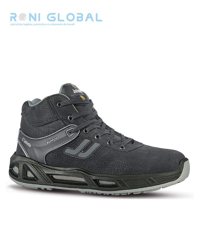 Chaussure montante de sécurité anti-fatigue S3 CI SRC ESD - JALPULSE-TR JALLATTE, norme EN ISO 20345:2011, avec semelle Tapis Rouge triple densité_0