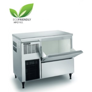 Machines à glace et glaçons - Bac de stockage intégré - Glace super grain - 940x600x800mm - Hoshizaki FM-170EE50-HC - 165 kg/24h_0