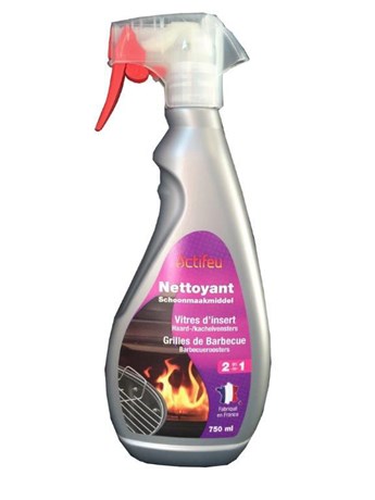 NETTOYANT VITRE D'INSERT DE CHEMINÉE ACTIFEU 750 ML