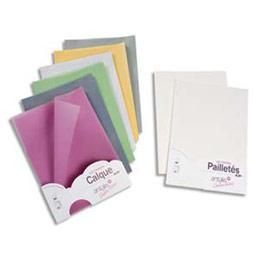 PAPIER CALQUE - 100G - A4 - VERT - PAQUET DE 25 FEUILLES