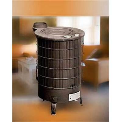 POÊLE À BOIS TURBO 11,9KW SORTIE VERTICALE NOIR - THECA - 6500071_0