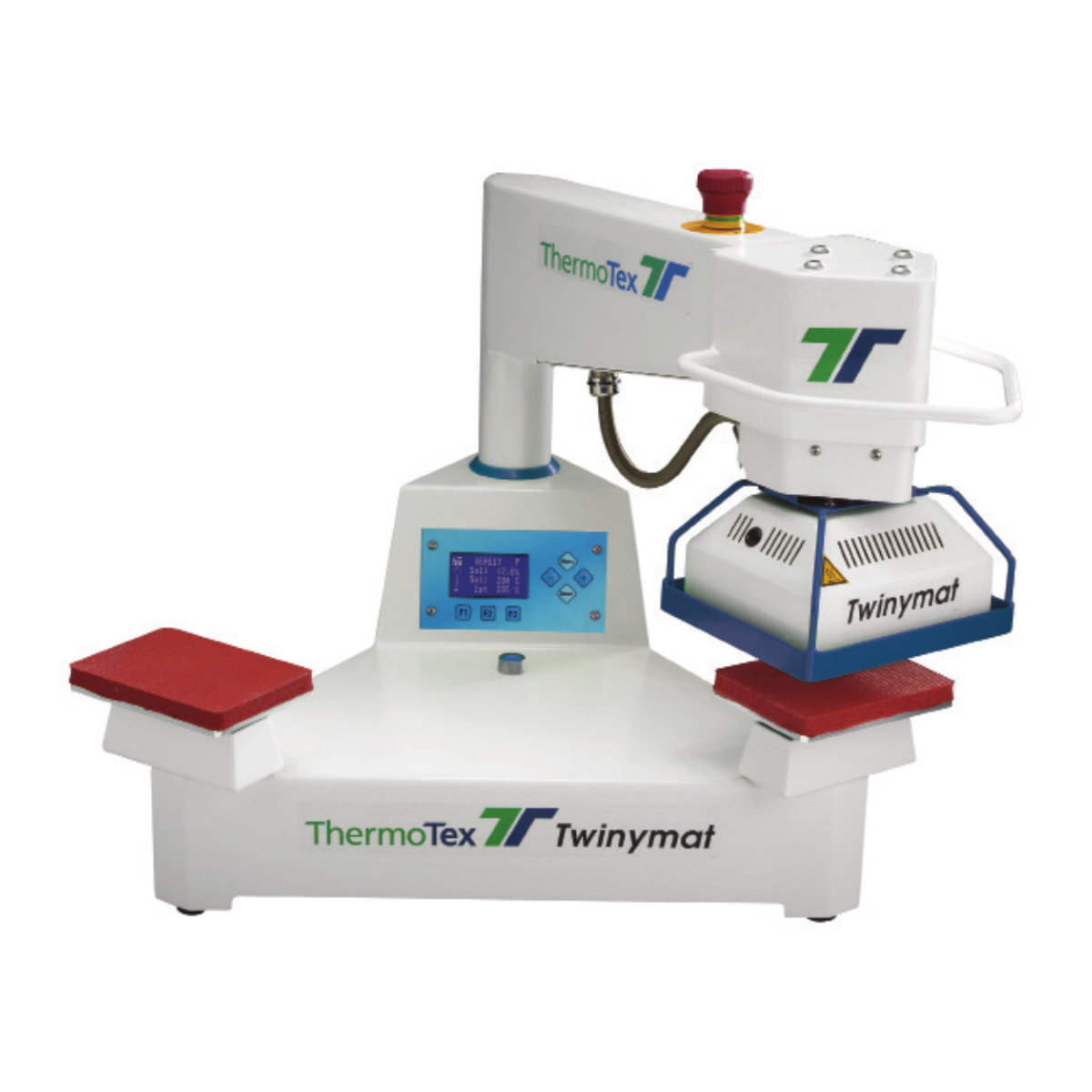 Presse à thermofixer pneumatique professionnelle, avec écran tactile intuitif idéal pour les gros volumes - TWINYMAT - Thermotex_0