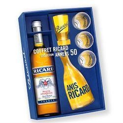 RICARD (70CL) + 4 VERRES ET UNE CARAFE 50\'S