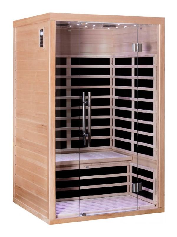 SAUNA INFRAROUGE PANNEAUX CARBONE 1840W LUXE 2 PLACES - SN? - SNO