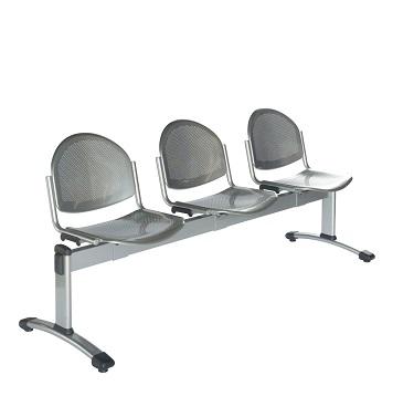 Sièges sur poutres Sialis - modèle 3 places - structure en métal conforme aux normes EN 10305-3 et EN 10130/92_0