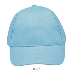 Sol's - Casquette 5 panneaux BUZZ Bleu Atoll Taille Unique - Taille unique 3660731240525_0