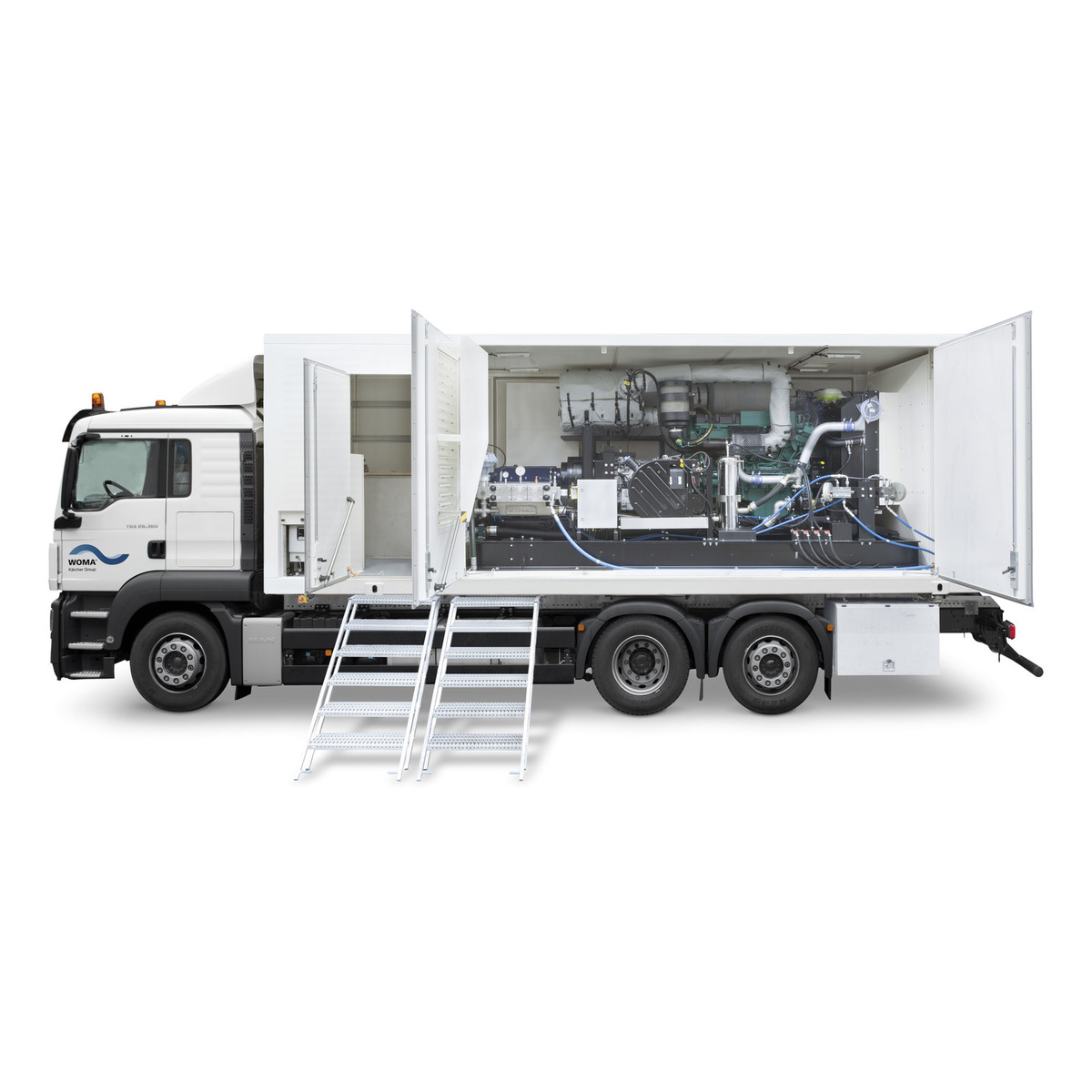 Système haute pression EcoMaster - jusqu'à 1500 bar - 605 l/min - moteur diesel ou électrique - stationnaire ou mobile_0