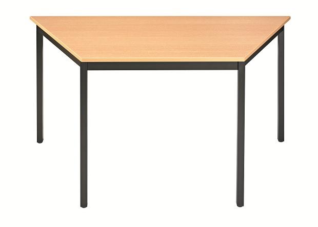 TABLE TRAPÉZOÏDALE FIXE - MÉLAMINÉ_0