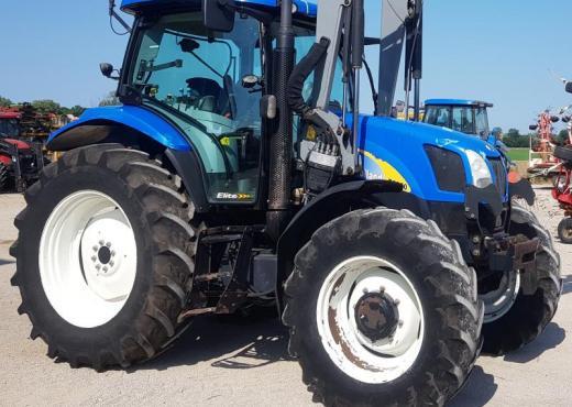 Tracteur agricole New Holland T 6020 Elite - 2012 - 110CV - 4RM - 6 200h - Chargeur MX T10_0