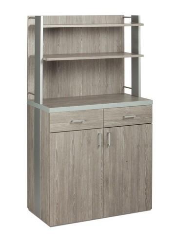 VAISSELIER HAUT EN BOIS ET ALU_0