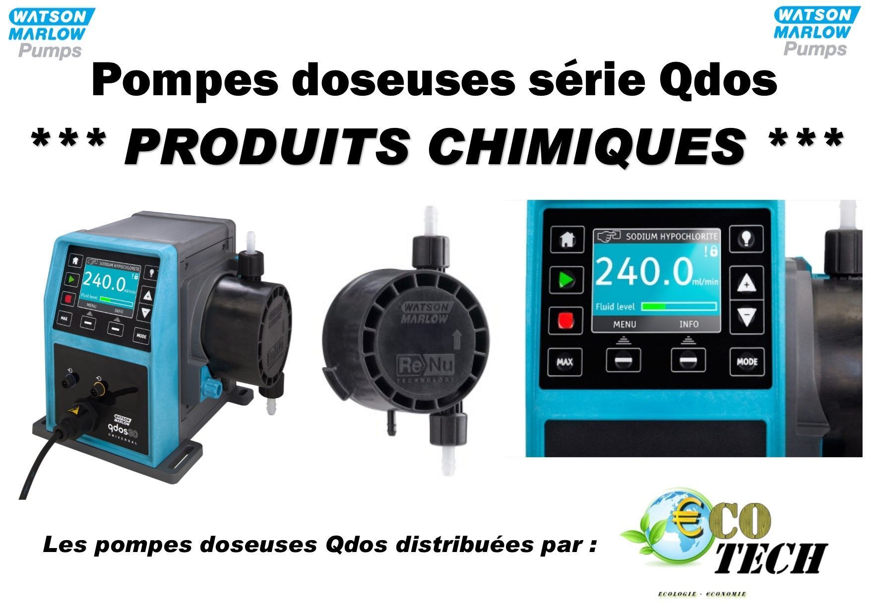 Watson marlow série qdos - pompe doseuse péristaltique pour produits chimiques_0