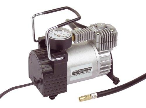 Mannesmann M01790 - Mini compresseur 12V - 10 bar / 140 psi - 35 l/min - 4 adaptateurs inclus_0
