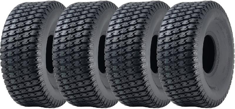 22.5x10.00-8 4ply Grass Tyre pour John Deere Gator, Turf Lawn, Utility (Set of 4)_0