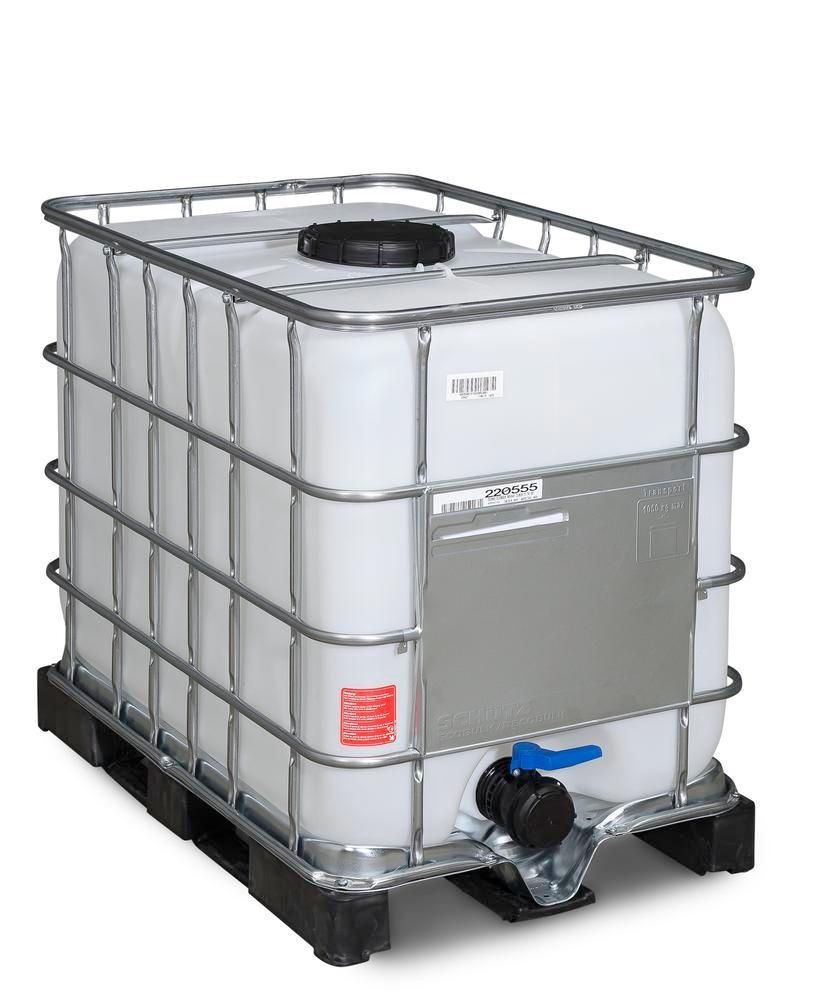 266152w - cuve ibc, palette pe, 600 litres, ouverture dn 225, sortie dn 80_0