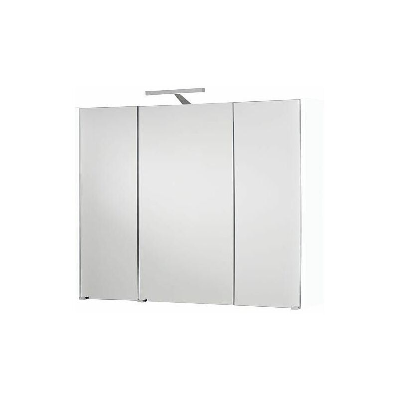 ARMOIRE A GLACE AVEC ÉCLAIRAGE BLANC MAT, 3 PORTES 950X750X188MM BANYO Comparer les prix de