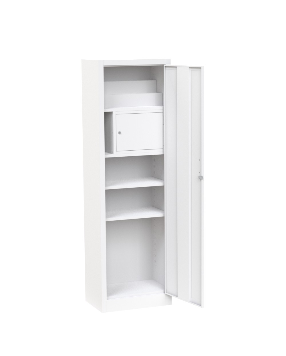 Armoire à pharmacie - porte simple - Villard - dimensions 60x40x198 cm - coffre à toxiques intégré_0