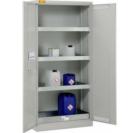 Armoire de sûreté 10/20, portes battantes, charge par étagère jusqu'à 65 kg_0