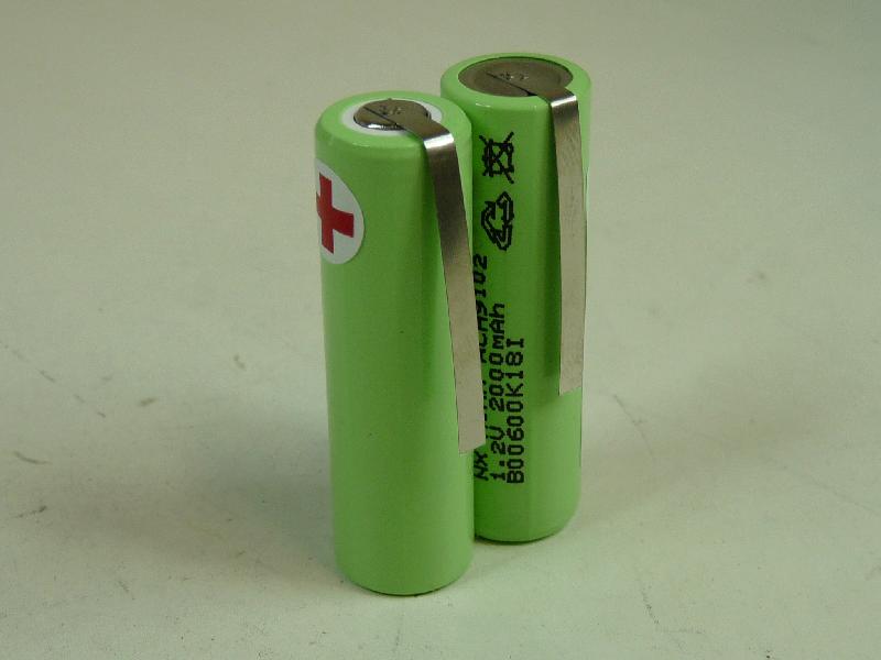 BATTERIE NIMH 2X AA NX 2S1P ST1 2.4V 2000MAH T2_0