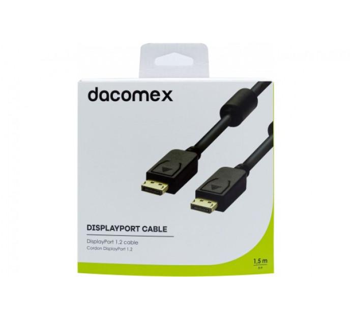 Dacomex - Cordon DisplayPort 1.2 - 1,5 m - Résolution 4K et Ultra HD - Bande passante 21,6 Gbps_0