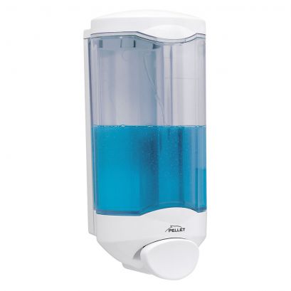 Distributeur de savon - Pellet ASC - 1000 ml, ABS blanc, compatible gels hydroalcooliques_0