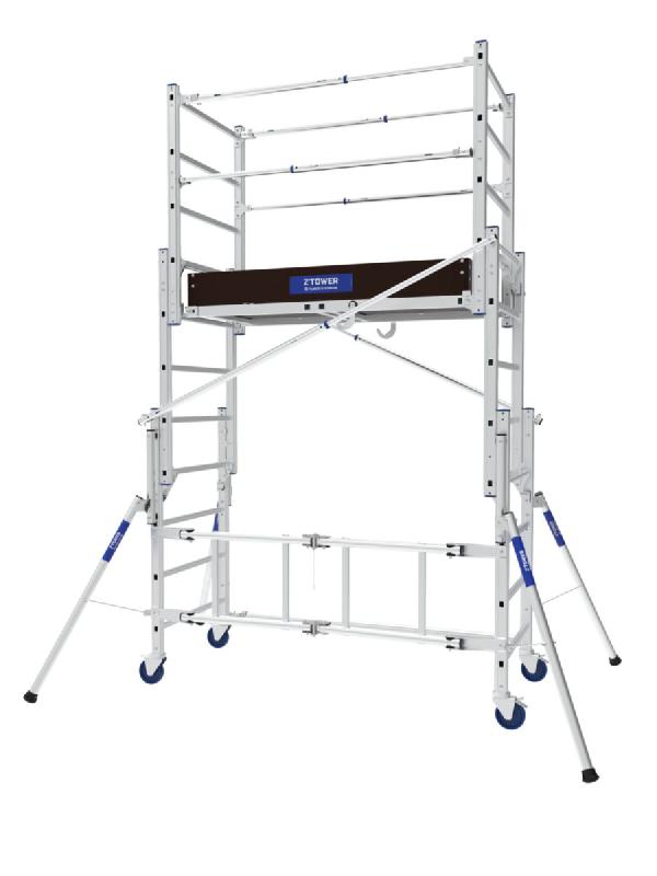 Echafaudage télescopique z'tower en aluminium 3,80m - TUBESCA-COMABI - 22407420 - 827319_0