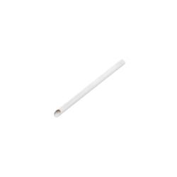 ECOLOMIQUE - 100 Pcs - Paille biseautée blanche pour Bubble Tea - 200 mm, emballage individuel - ECO210CHS212EW - blanc papier ECO210CHS212EW_0