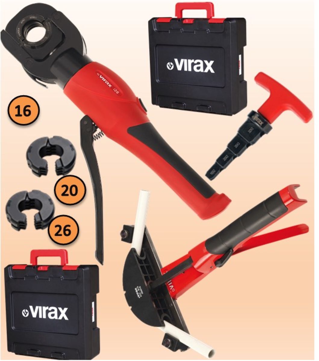 KIT OUTILLAGE SERTISSAGE MULTICOUCHE VIRAX VIPER I10 ET CINTREUSE Comparer  les prix de KIT OUTILLAGE SERTISSAGE MULTICOUCHE VIRAX VIPER I10 ET  CINTREUSE sur Hellopro.fr