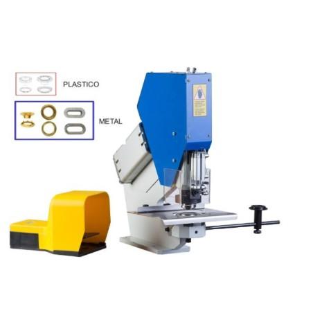 Machine pneumatique pour poser les oeillets 40 mm avec rondelles pour rideau    -           J25_0