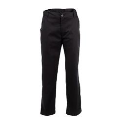 Pantalon de cuisine mixte Chef Works Professionnel chevrons noirs S - S GAA674-S_0