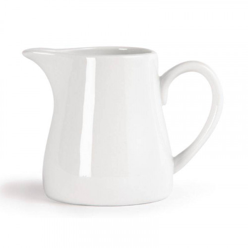 POTS À CRÈME / LAIT AVEC ANSE EN PORCELAINE OLYMPIA 305 ML - LOT DE 6