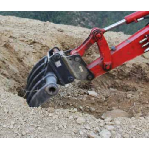 Godet râteaux RN30-400 - pour pelle 1.2 à 2.5t - 3 dents - poids 60 kg_0