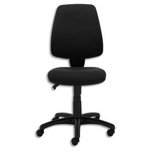 Fauteuil Reflex noir - tissu non feu - contact permanent - piètement nylon - sans accoudoirs_0