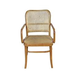 SIT Möbel Fauteuil | Teck tressé en rotin | naturel | L 84 x P 60 x H 59 cm - beige multi-matériau 02463-01_0