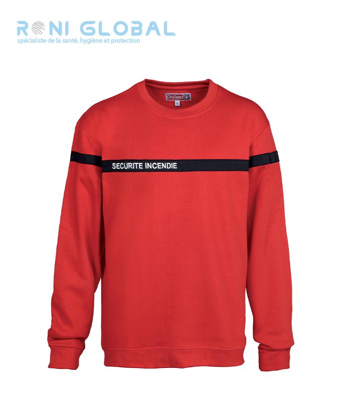 Sweat-shirt de travail sécurité incendie - Coton/Polyester/Élasthanne - City Guard - Ref city-1571_0