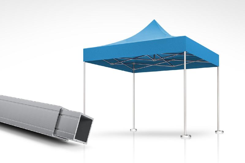 Tente promotionnelle pliante, totalement personnalisable et modulable - pro tent 2000_0