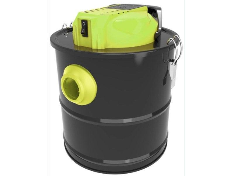 Aspirateur à cendres QLIMA ASZB 1018 - 8 kPa - 18 L - Batterie 18 V - Filtre HEPA_0