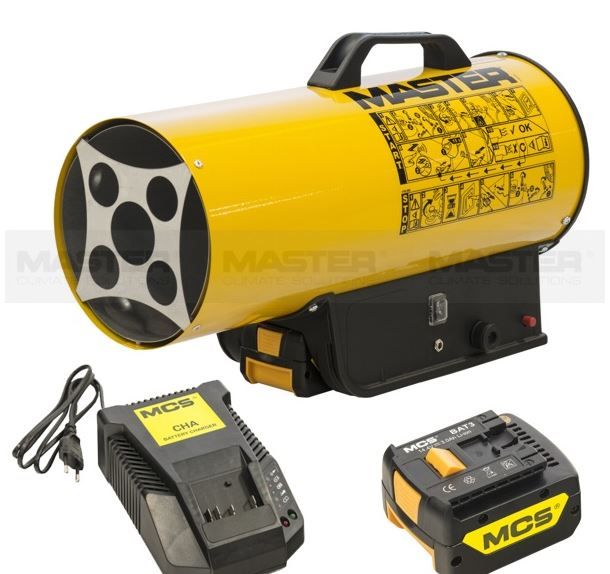 Générateur d'air chaud à gaz Master BLP 17 M DC - 10 à 16 kW - Fonctionnement sur batterie ou secteur_0