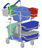 Chariot de nettoyage - mop box 600590_0